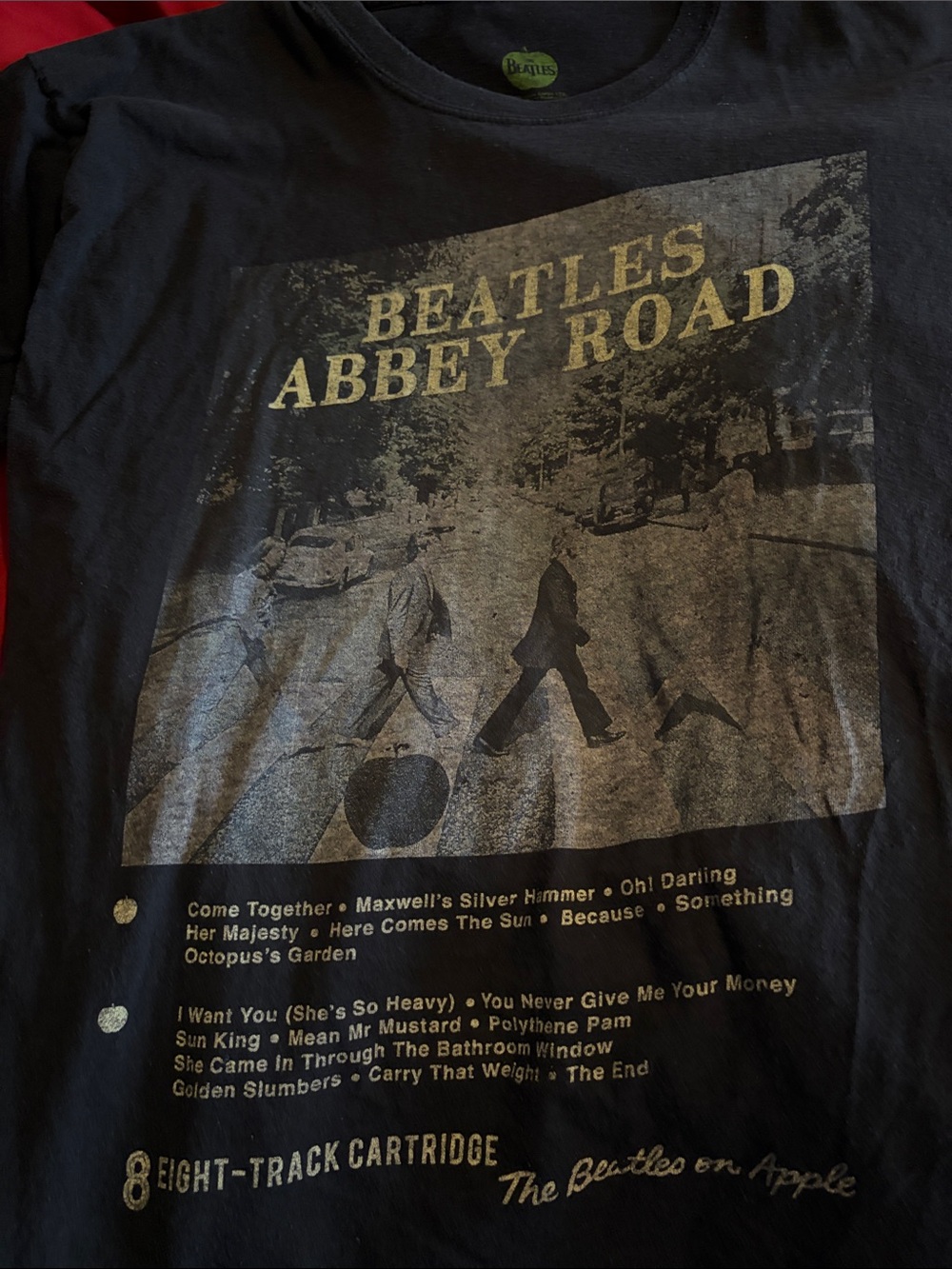 Beatles Abbey Road Graphic Tee in Black